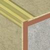 LSA255 - Protectie Lineco ingusta cu rizuri din aluminiu eloxat